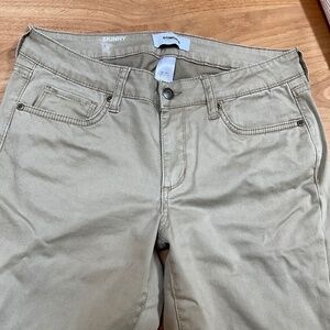 Pants Sonoma size 6 brushed, twill fabric   Tan/taupe